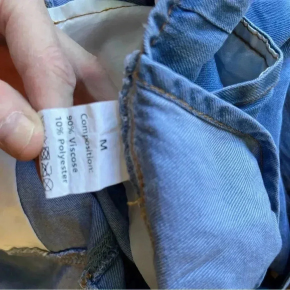 Light Wide Leg Overalls - Medium - Picture 2 of 6